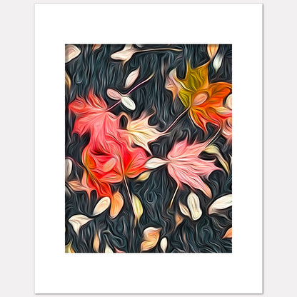 Fallen Leaves - Pink