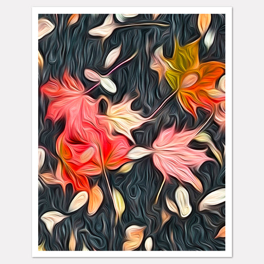 Fallen Leaves - Pink